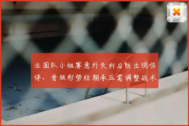 法国队小组赛意外失利后防出现伤停，晋级形势短期承压需调整战术