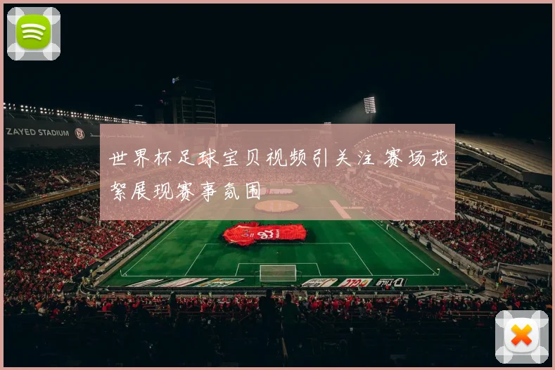 世界杯足球宝贝视频引关注 赛场花絮展现赛事氛围